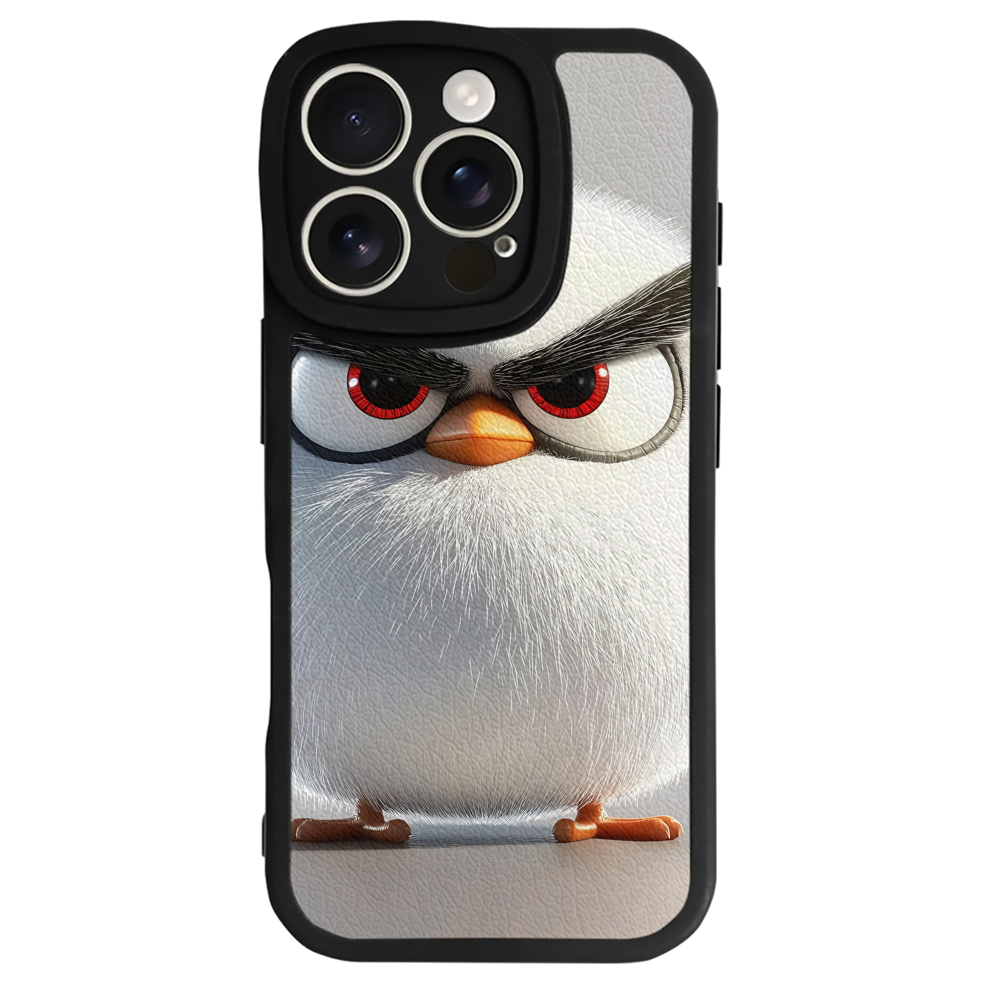 （画像用） Angry Birds アングリーバード 【iPhone 16シリーズ対応】シリコンスマホケース（レザー調） 材質：シリコン